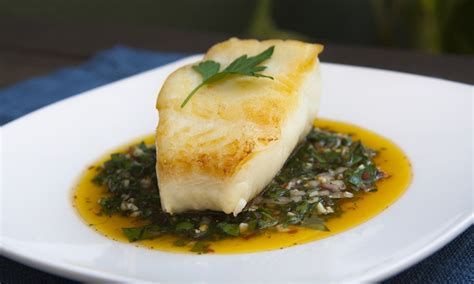 Chilean Sea Bass With Chimichurri Sauce The Market At Gus’s