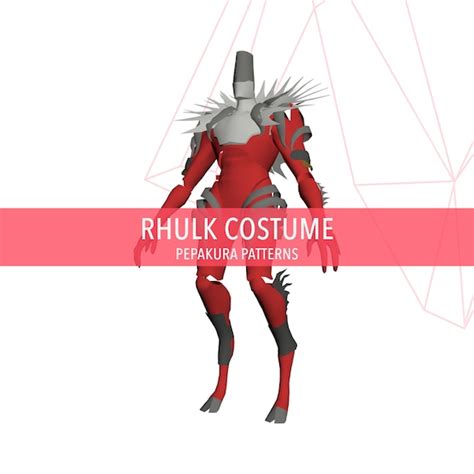 Rhulk Costume Destiny Inspired Cosplay Pepakura Foam - Etsy UK