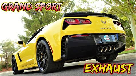 Chevy Corvette C7 Grand Sport Exhaust Soundfly Bysrevs Youtube