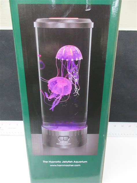 New Jellyfish Aquarium LED Lighted desktop aquarium / 2 synthetic ...