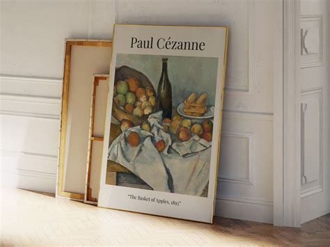 The Basket of Apples Paul Cezanne Famous Painting Painting - Etsy