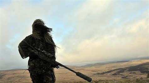 Soldado Militar Francotiradores Traje Ghillie Fondo De Pantalla Hd