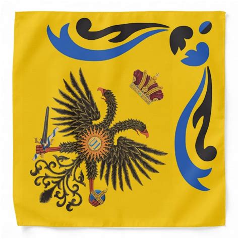 Nobile Contrada Dell Aquila Eagle Palio Di Siena Bandana Zazzle