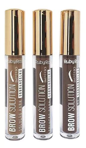 Kit Com 3un Solução Para Sobrancelha Brow Solution Ruby Rose Mercadolivre