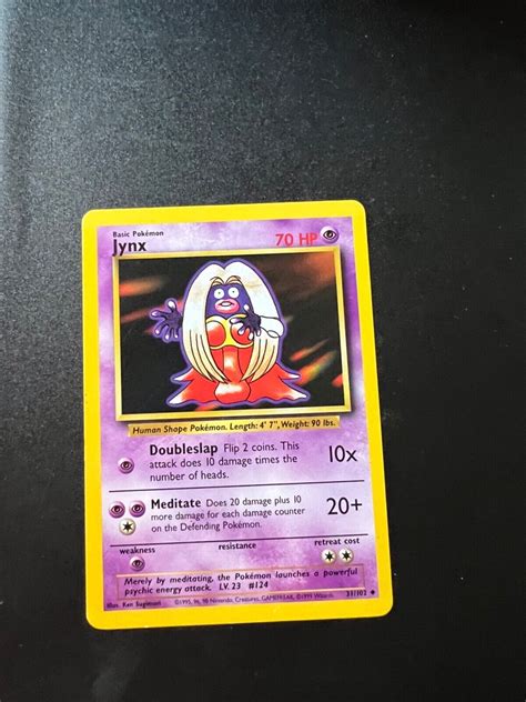 Pok Mon Tcg Jynx Base Set Regular Unlimited Ebay