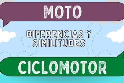 Diferencias Entre Ciclomotor Y Motocicleta