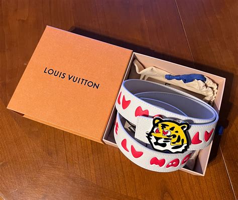 Women Accessories Belts Louis Vuitton X Nigo Reversible Belt