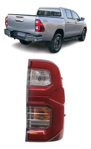 Sinaleira Traseira Hilux 2021 A 2023 Bicolor Led Lente Lisa Frete grátis