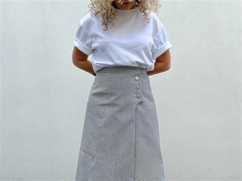 Building Basics Style Wrap Skirt Sew Tessuti Blog