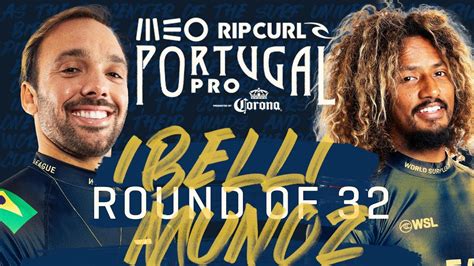 Caio Ibelli Vs Carlos Munoz MEO Rip Curl Pro Portugal Round Of 32