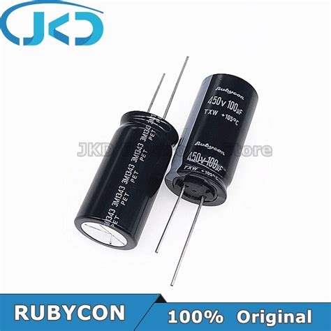 Pcs Rubycon Uf V Mm Uf V V Uf X Mm Aluminum