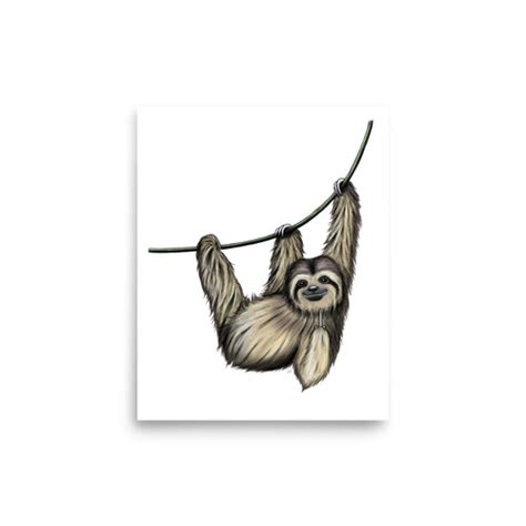 Sloth Print | Kristy Ren Art