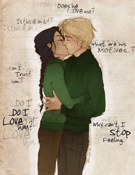 Katniss Everdeen And Peeta Mellark Kissing