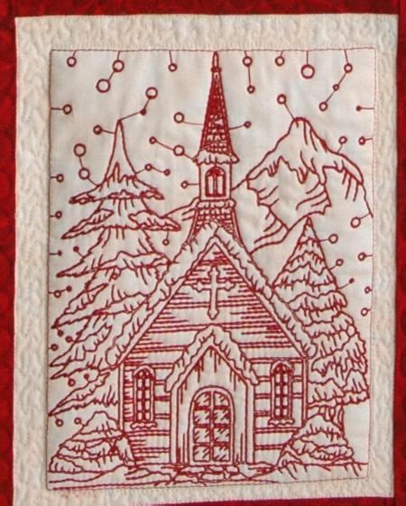 Redwork Machine Embroidery Designs Free Christmas Custom Embroidery