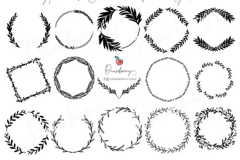 Leaf Wreath Svg Design Bundles