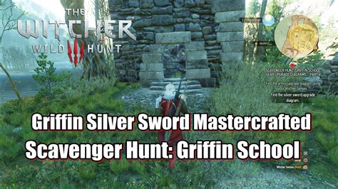 The Witcher 3 Wild Hunt Find Griffin Silver Sword Mastercrafted Upgrade