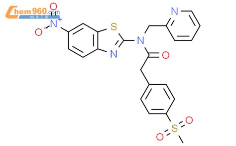 Methylsulfonyl Phenyl N Nitrobenzo D Thiazol Yl