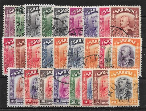 Sarawak Sg106 25 1934 41 Definitive SET Used R Asia Malaysia