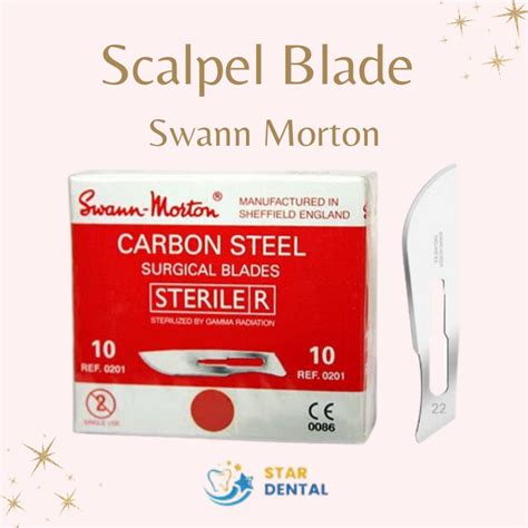 Jual Swann Morton Carbon Steel Surgical Scalpel Blades Non Sterile