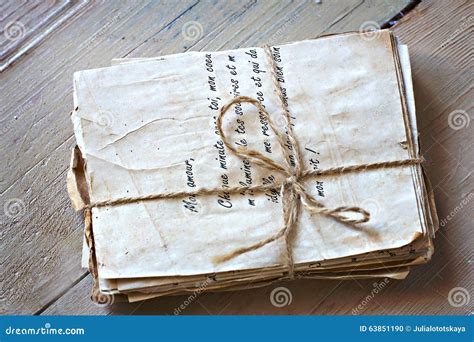 Vintage love letters stock photo. Image of ephemera, ideas - 63851190