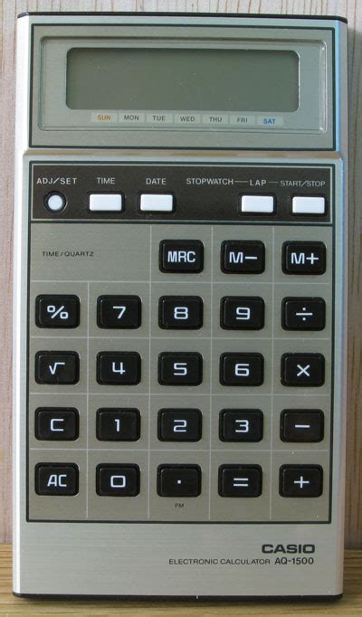 Casio Aq Calculatrice Lcd Casio Aq Casio Ledudu