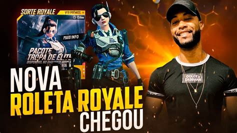 FREE FIRE AO VIVONOVA ROLETA DIAMANTE ROYALESOLO RANKED TREINAMENTO