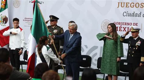 Abanderan a la delegación mexicana a JO París 2024 El Día oficial