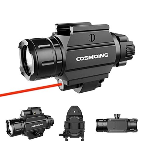 Cosmoing Compact Red Laser Light Gun Light Combo Lumen Laser Sight