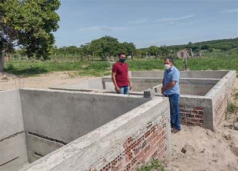 Anchieta Patriota Vistoria Obras De Sistema De Tratamento De Esgoto Em