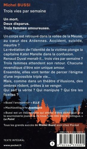 Trois Vies Par Semaine De Michel Bussi Poche Livre Decitre