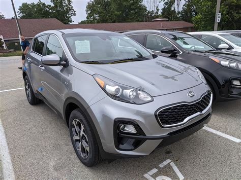 New 2021 Kia Sportage Lx In Sparkling Silver Greensburg Pa K04165