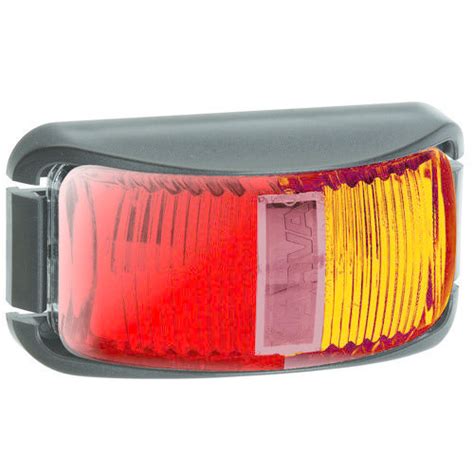 Narva 9 33V Model 16 L E D Side Marker Lamp Red Amber W Black