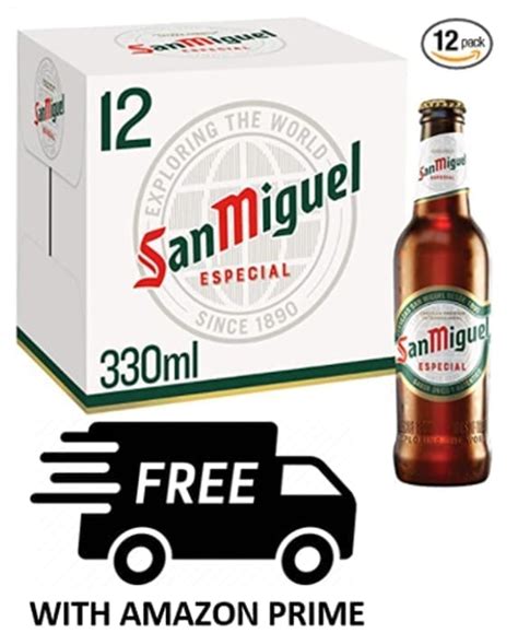 San Miguel Premium Lager Beer 12 X 330ml £9 At Amazon