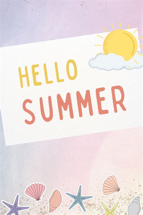 20+ Hello Summer Wallpaper To Use Right Now - Emerlyn Closet