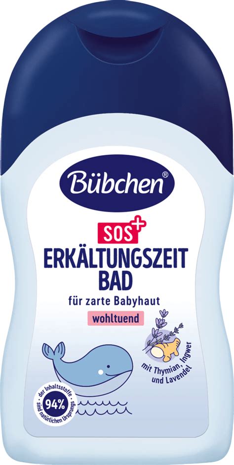 Bübchen Baby Badezusatz SOS Erkältungszeit Bad 150 ml dauerhaft