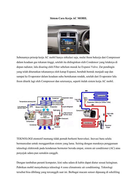 Sistem Cara Kerja Ac Mobil Pdf