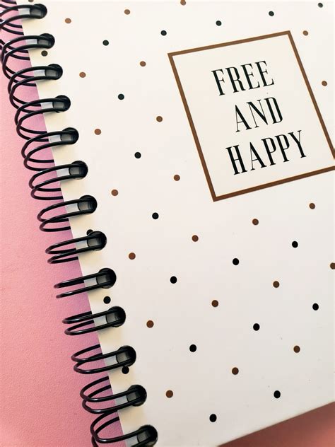 Libreta Pasta Dura Con Espiral Francesa Modelo Free And Happy Cute Shop