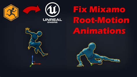 Fix Mixamo Root Motion Animations In Unreal Engine Ue Youtube