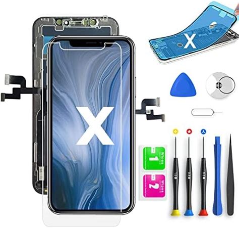 QTlier Display für iPhone X Bildschirm Ersatz Touchscreen LCD Display