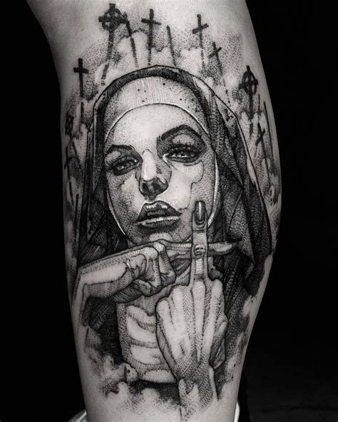 Pin By Paulo Viegas On Tattoo Leg Tattoos Scary Tattoos Dark Art Tattoo