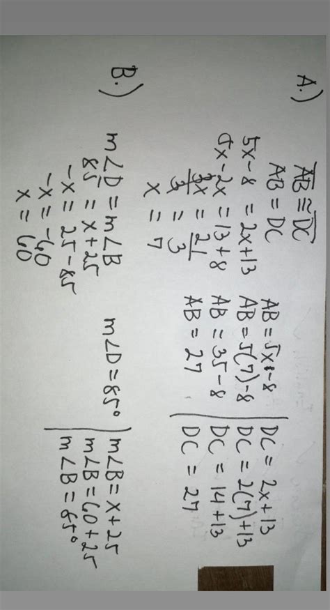 Pahelp Po In Parallelogram Abcd Find The Value Of X And The Measure