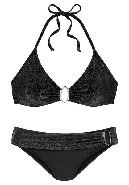 JETTE Triangel Bikini Londyn Schwarz Cup A B 32