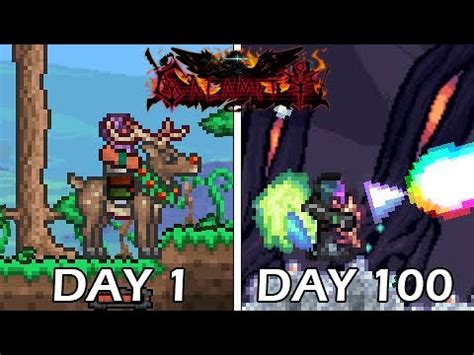 Surviving Days In Terraria S Calamity Mod Youtube