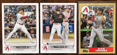 Alek Thomas Card Lot Topps Update Rc Us Us Tbu