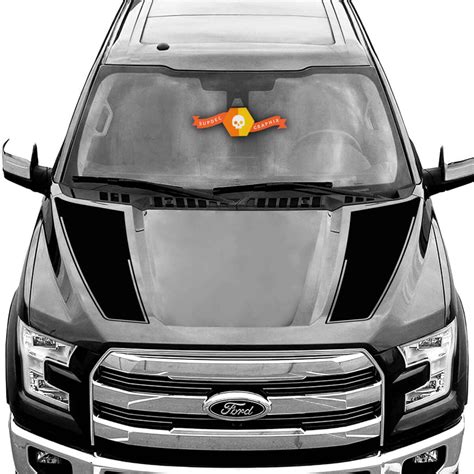 Ford F 2021 Logo Solid Trim Hood Vinyl Spears Decals