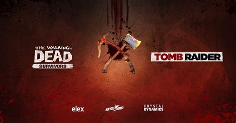 The Walking Dead Survivors Tomb Raider Crossover Promotional Artwork