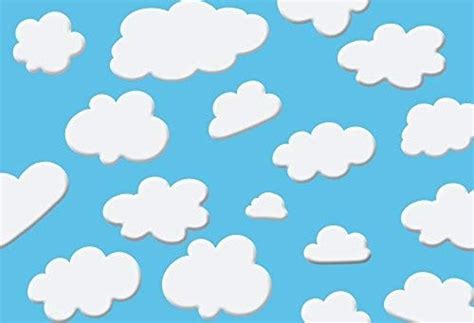 Vinyl Cloud Backdrop 2m X 3m Hobbies And Toys Stationery And Craft