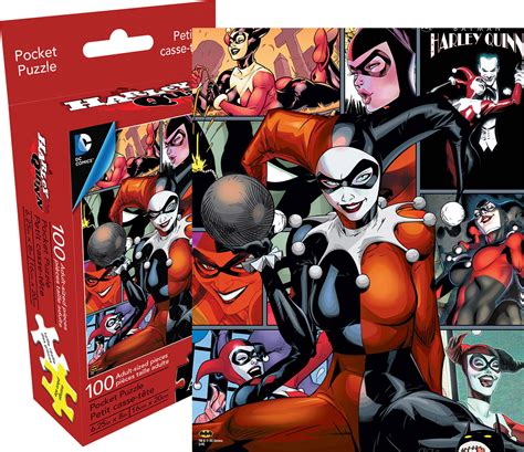 Dc Comics Harley Quinn Pocket Mini Puzzle 100 Pieces Aquarius Puzzle Warehouse