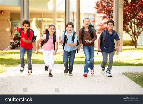 Schoolchildren At Home Time Stock Photo 104967464 Shutterstock