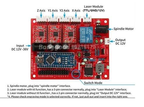 Parts Accessories Original Cnc Router Axis Control Board